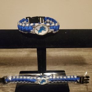 2/$12. Detroit Lions NFL Paracord Bracelet